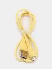 Желтый зарядка / Кабель зарядный LENYES LC939 (Micro-USB/Type-C/Lightning) для Android и iPhone