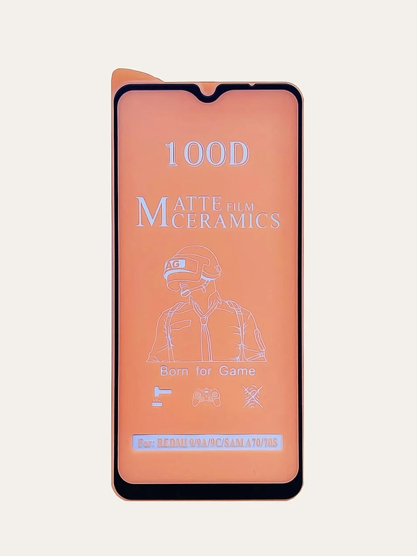 Защитное стекло-пленка Ceramic на Xiaomi Redmi 9, Redmi 9 A, Redmi 9 C, матовое, гибкое