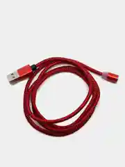 Красный кабель магнитный для зарядки телефона Apple Lightning, Type-C, Micro-USB