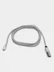 Серебряный кабель магнитный для зарядки телефона Apple Lightning, Type-C, Micro-USB