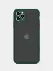Зеленый противоударный чехол для iPhone 11, 12, 13, Pro, ProMax, Mini, с защитой камеры