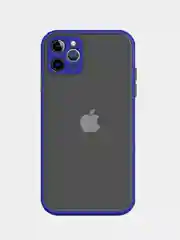 Темно-синий противоударный чехол для iPhone 11, 12, 13, Pro, ProMax, Mini, с защитой камеры