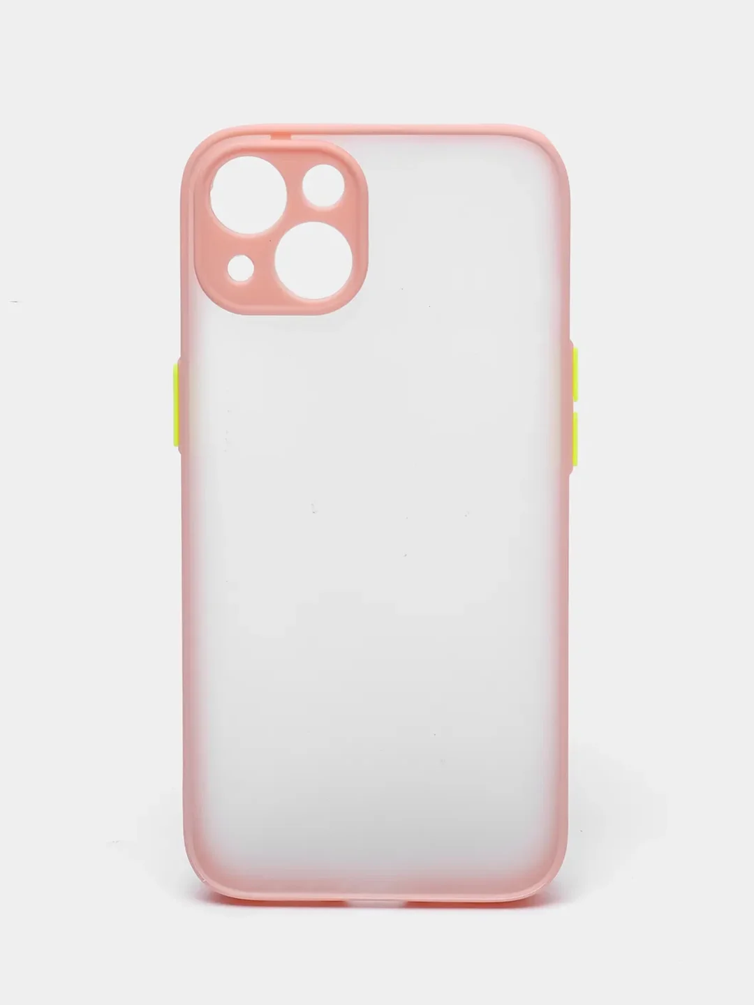 Розовый противоударный чехол для iPhone 11, 12, 13, Pro, ProMax, Mini, с защитой камеры