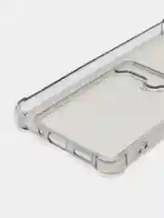 Черный чехол противоударный для Samsung Galaxy A33 5G, прозрачный, с карманом для карты