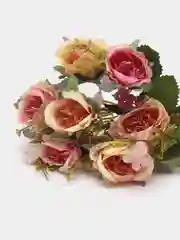 Кораллово-розовый искусственные цветы, букет
