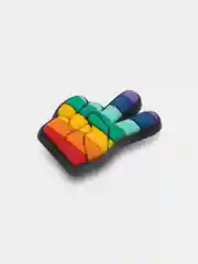 Багровый джибитсы для обуви, радужные/ джиббитсы для украшения обуви(Сабо) / кнопки для обуви