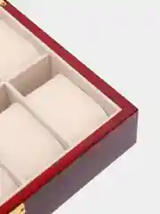 Угольный шкатулка для часов и украшений