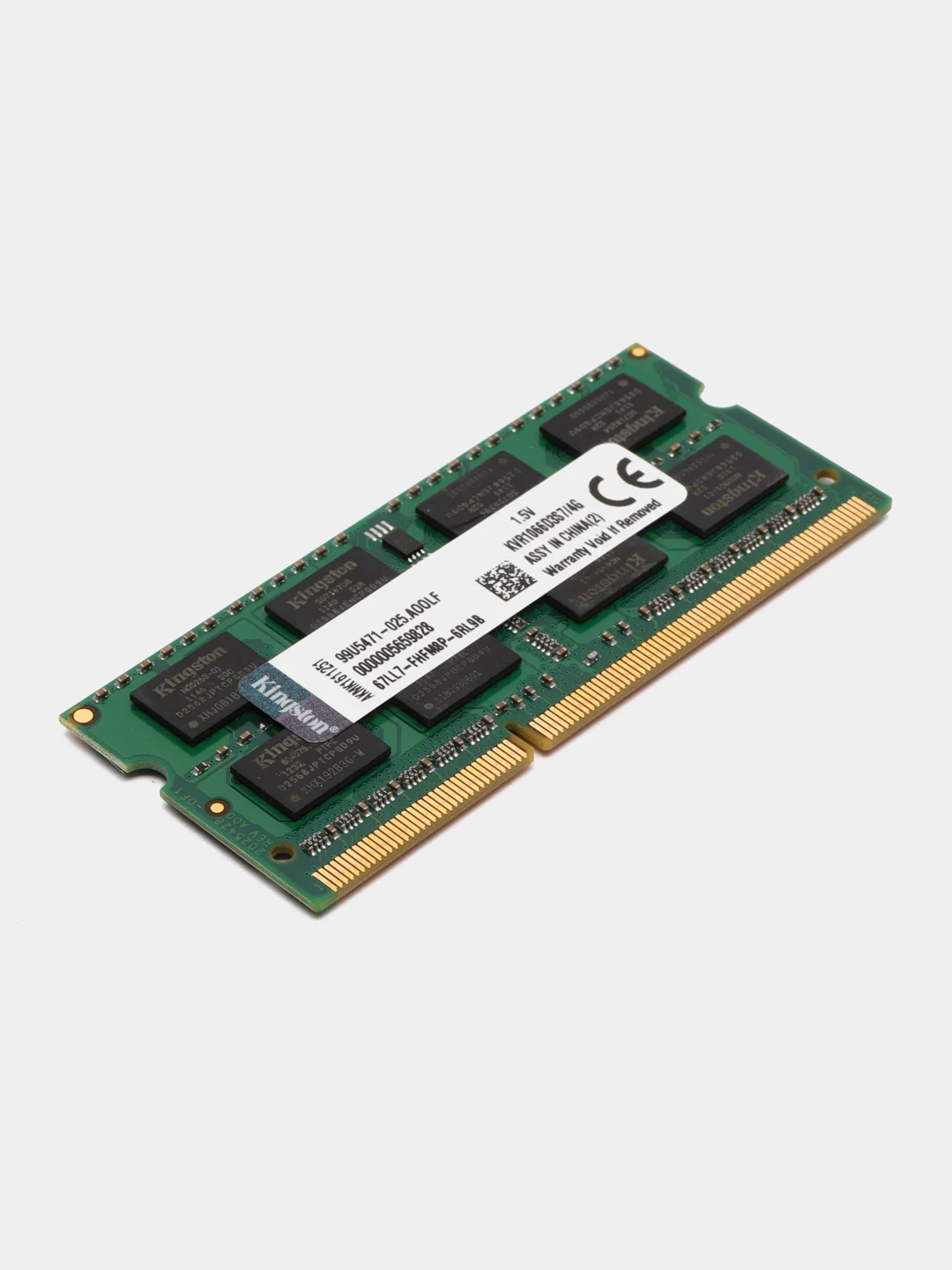 Оперативная память Kingston DDR3 4 ГБ 1066 MHz SO-DIMM PC3-8500U, 1 x 4 гб, для ноутбука