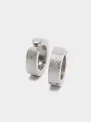 Серый серьги-клипсы с напылением, 2 штуки