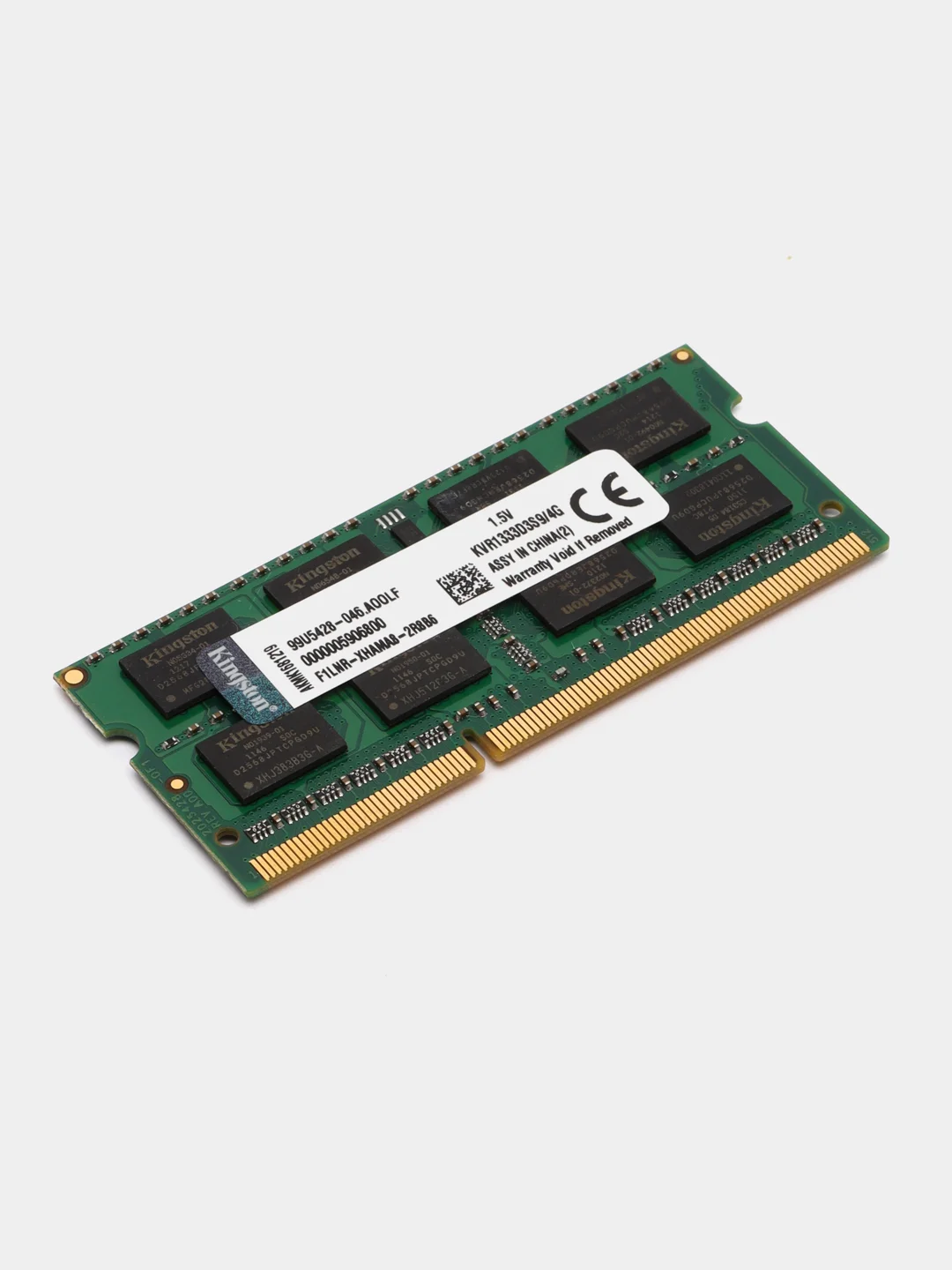 Оперативная память Kingston DDR3 4 ГБ 1333 MHz SO-DIMM PC3-10600U, 1 x 4 гб, для ноутбука