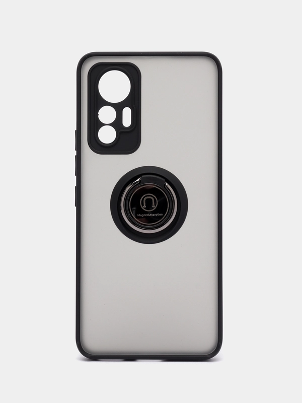 Чехол противоударный Xiaomi 12 Lite с магнитом и кольцом