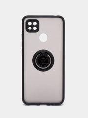 Чехол Xiaomi Redmi 9C, Redmi 10A, Poco C3 с магнитом и кольцом, противоударный