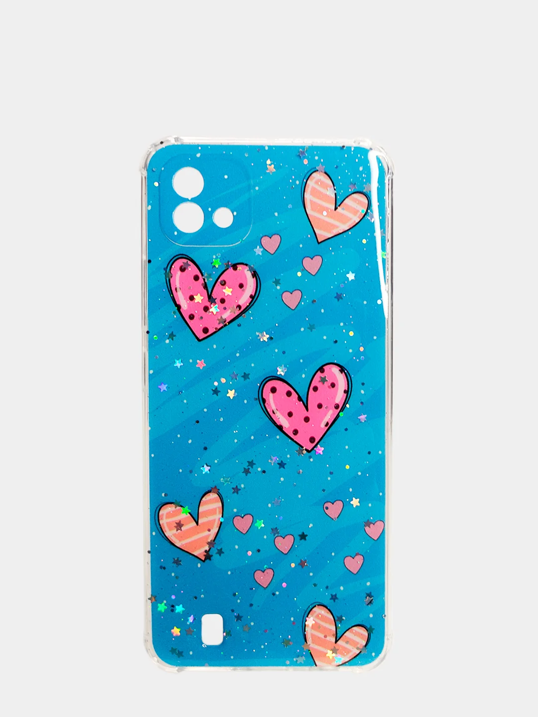 Фиолетовый чехол для Realme C35 / realme 8 / 8 pro с рисунком