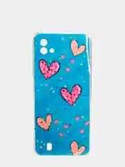 Фиолетовый чехол для Realme C35 / realme 8 / 8 pro с рисунком