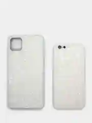 Ледяной чехол для iPhone (Айфон) 11 силиконовый, синий
