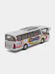 Белый машинка металлическая автобус Coach KS7101D /Kinsmart/