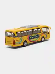 Желтый машинка металлическая автобус Coach KS7101D /Kinsmart/