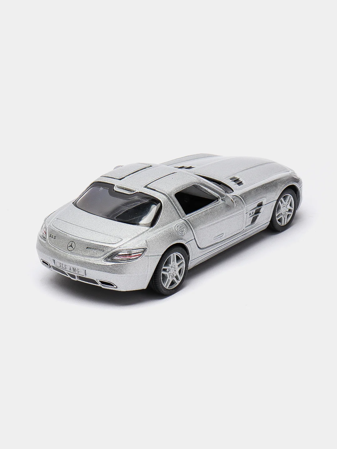 Серебряный машинка металлическая Mercedes-Benz SLS AMG KT5349D 1:36 /Kinsmart/