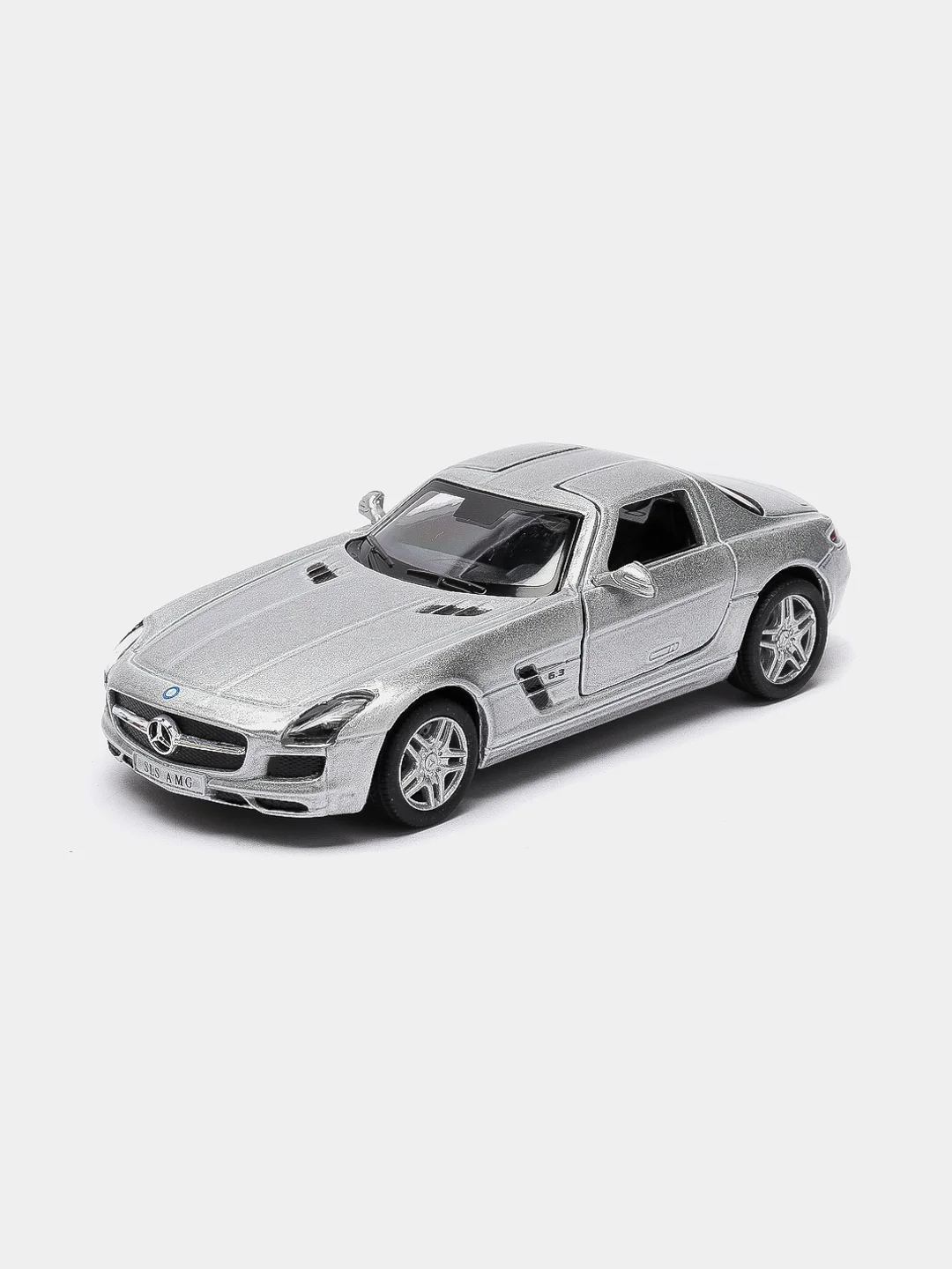 Серебряный машинка металлическая Mercedes-Benz SLS AMG KT5349D 1:36 /Kinsmart/
