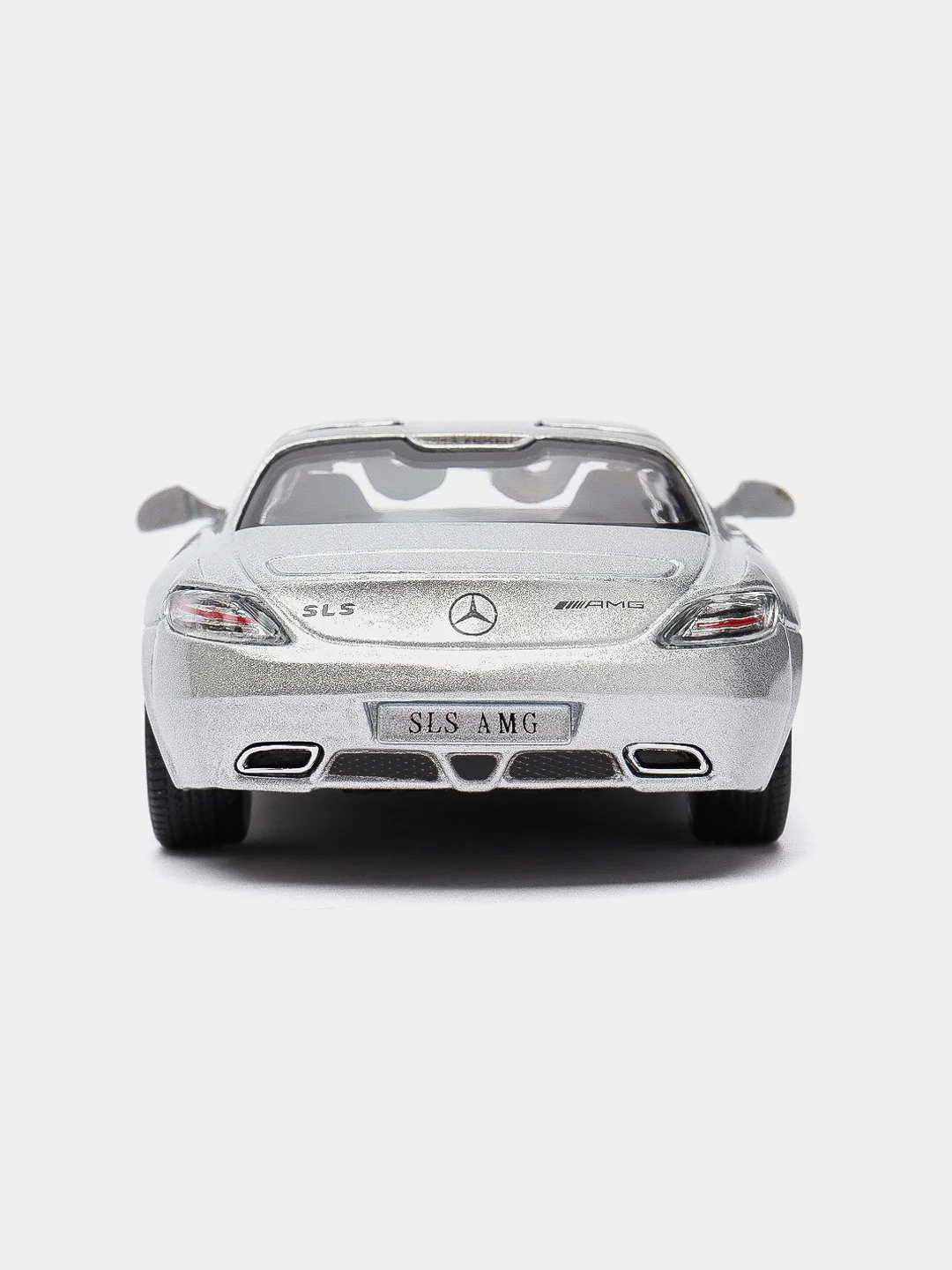 Серебряный машинка металлическая Mercedes-Benz SLS AMG KT5349D 1:36 /Kinsmart/