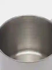 Кружка металлическая, с крышкой, из нержавеющей стали