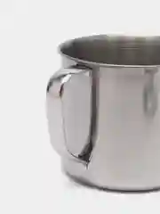 Кружка металлическая, с крышкой, из нержавеющей стали