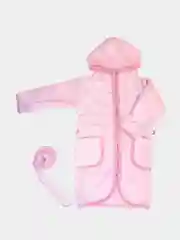 Розовый халат махровый детский
