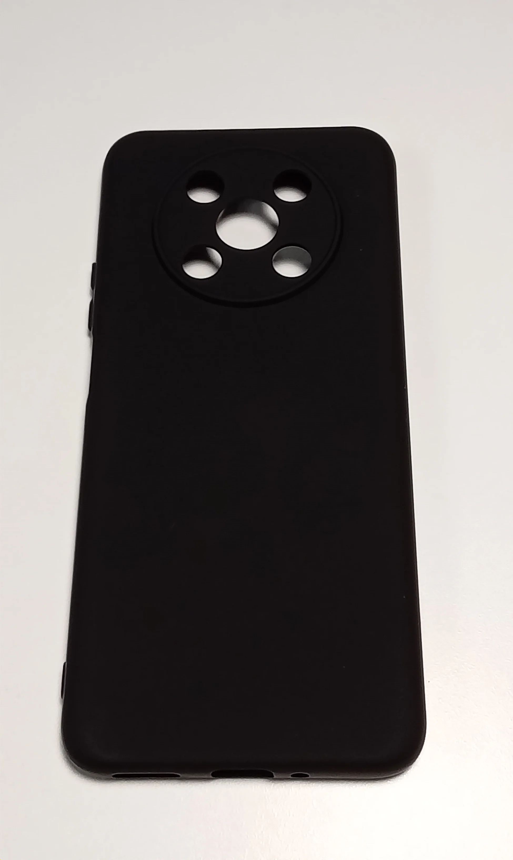 Черный чехол HUAWEI NOVA Y90 с защитой камеры и бархатом внутри