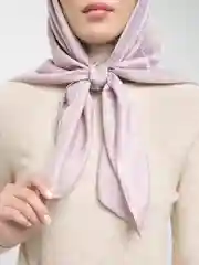Серый металлик платок женский
