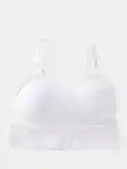 Белый топ бесшовный базовый женский