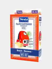 Мешки-пылесборники Vesta Filter BS 02 для пылесосов, бумажные, тип G, 5 штук и 1 штука