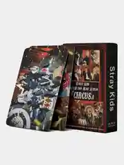 Бордовый карточки K-POP Stray Kids, 55 штук