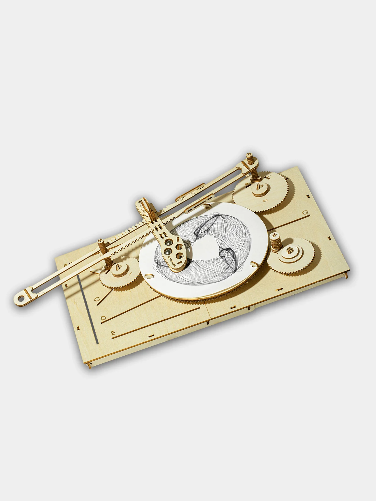 Деревянный конструктор UNIWOOD Машина для рисования UNIGRAPH/ Сборная модель/ 3D конструкт