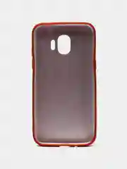 Красный силиконовый чехол накладка на Samsung Galaxy J2 Pro (2018)
