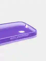 Фиолетовый силиконовый чехол накладка на Huawei Y600