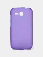 Фиолетовый силиконовый чехол накладка на Huawei Y600