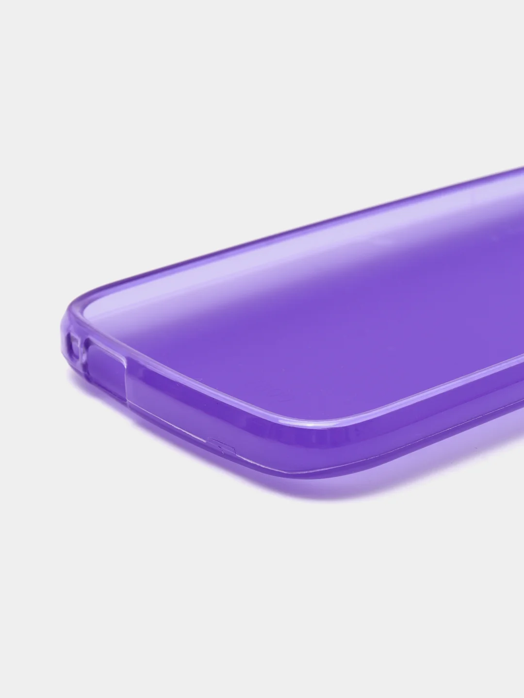 Фиолетовый силиконовый чехол накладка на Huawei Y600