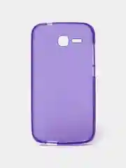 Фиолетовый силиконовый чехол накладка на Huawei Y600