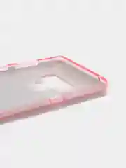 Розовый силиконовый чехол с блестками на Samsung Galaxy Note 9