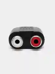 Аудио адаптер переходник 3,5 mm stereo - 2 x RCA (тюльпан) / 2 шт