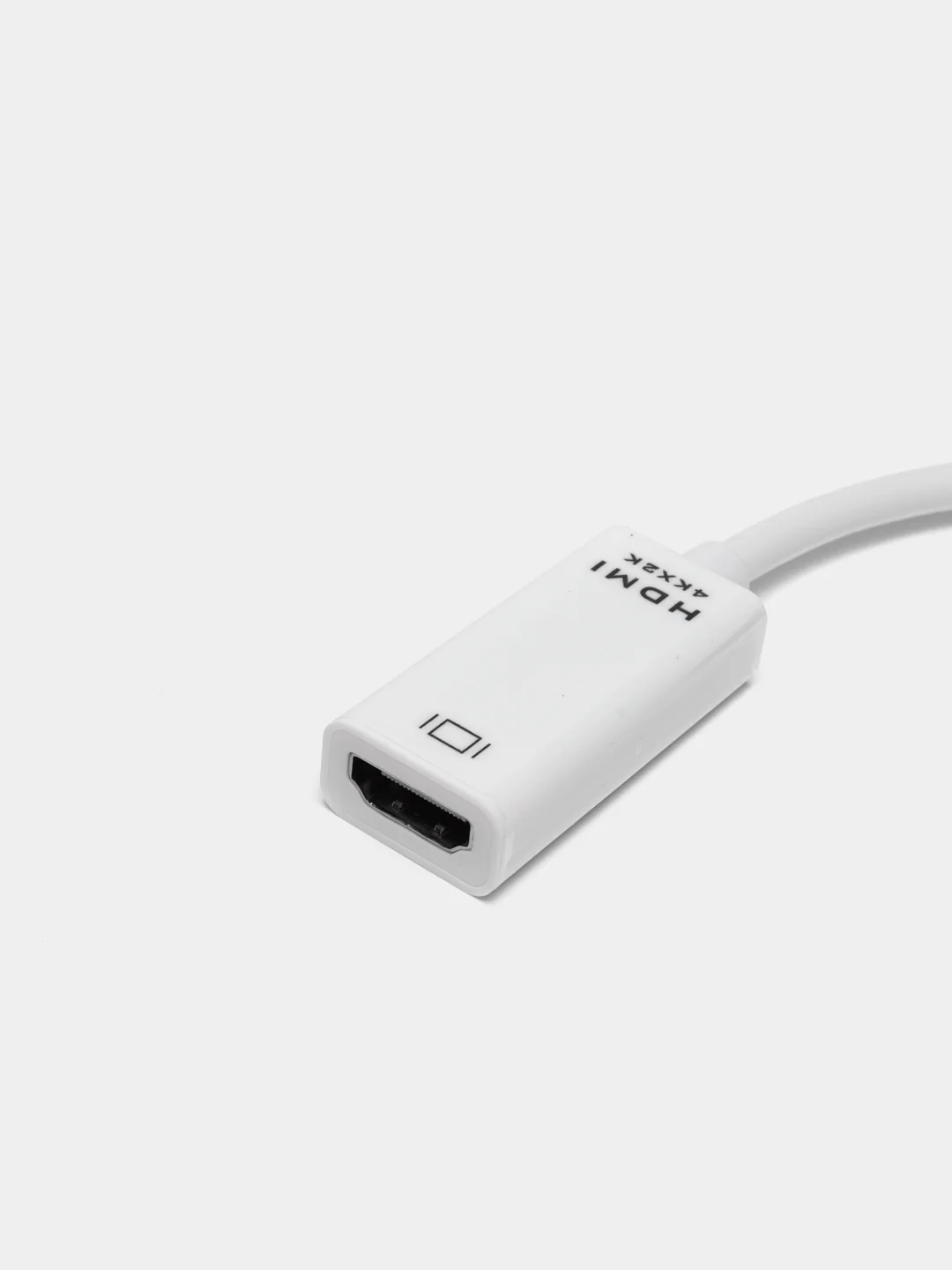 Белый переходник Mini DisplayPort - HDMI