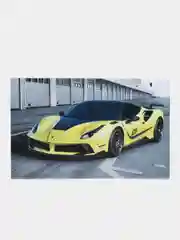 Картина на холсте "Спорткар", 90 х 55 см