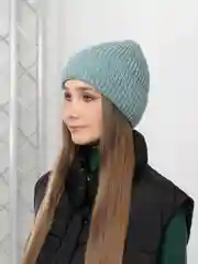 Зеленый шапка женская, подростковая/ Шапка зима