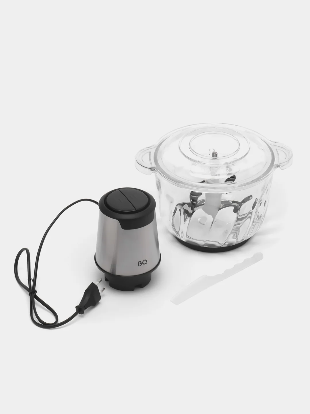 Черный измельчитель механический BQ CH1008, 2-скоростной, 2 л
