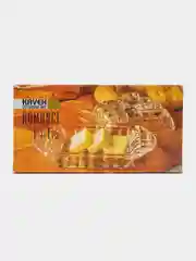 Масленка с крышкой "Романс", стекло