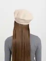 Карамельный классический берет