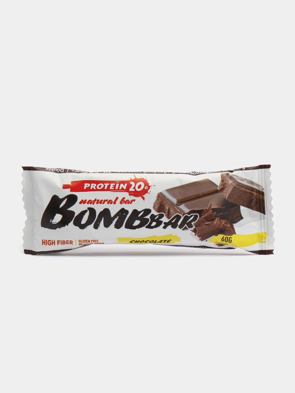 Протеиновый батончик BombBar "Двойной шоколад", 60 г