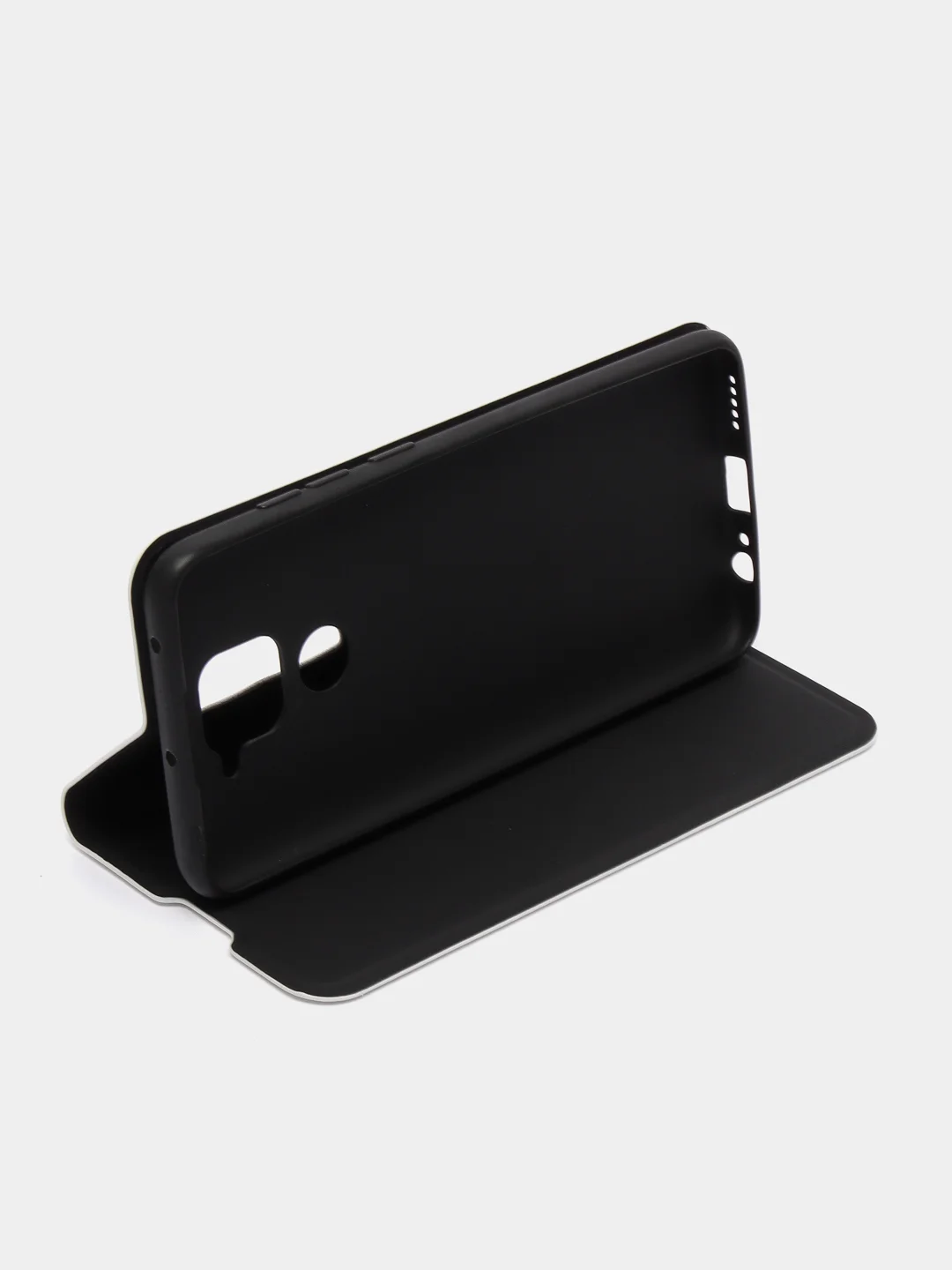 Белый чехол-книжка на Xiaomi Mi A3, POCO M3, Note 9, Note 8 Pro, Redmi 8, Note 8, Mi 10T/10T Pro