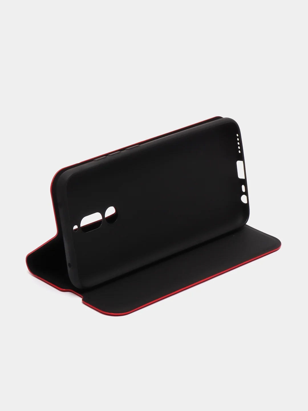 Красный чехол-книжка на Xiaomi Mi A3, POCO M3, Note 9, Note 8 Pro, Redmi 8, Note 8, Mi 10T/10T Pro