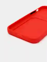 Красный чехол с карманом для карт iPhone 7 8 Plus X XS Max XR 11  12  13 Pro 14 айфон про макс